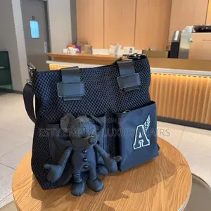 High Quality Kaws Threaded Leather Cross Bag