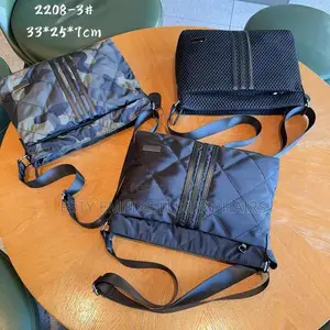 Quality Plain Threaded Leather Cross Bag
