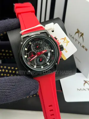 Quality Matturi Rubber Wristwatch