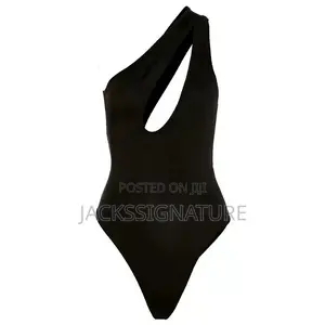 Black Cut-Out Bodysuit