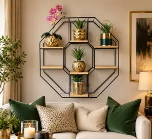 Big Octagon Wall Rack