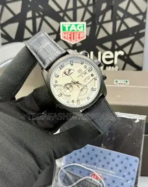 Tag Heuer Carrera Chronographs Genuine Leather Watch