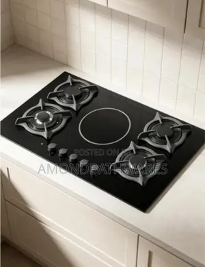 4 Burner Gas Cooker With Hob