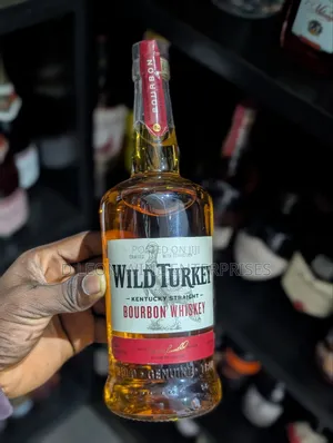 Wild Turkey Bourbon Whiskey Cartoon by ( 12 Bottles )