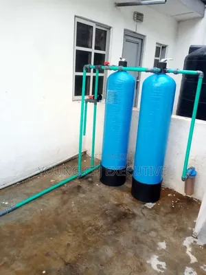 Fiberglass Water Cylinder Colour Blue