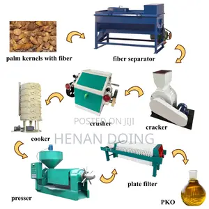 Complete Machines For Palm Kernel Oil Production Processing Mill Plant