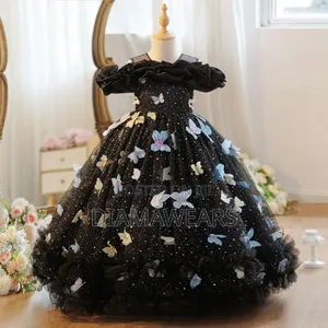 Black Princess Royal Tulle Ball Gown