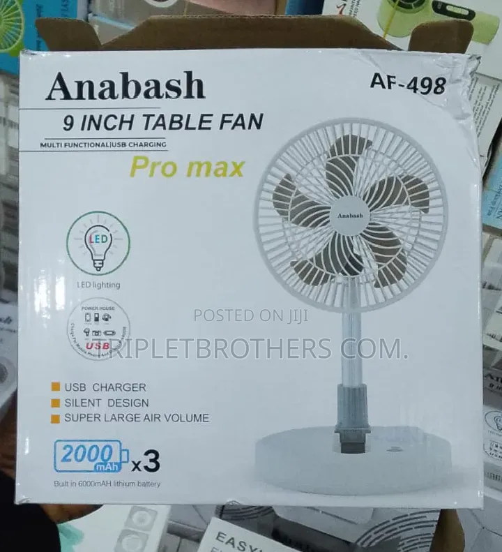 Anbash 9 Inch Table Fan