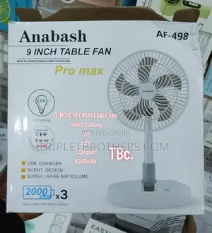 Anbash 9 Inch Table Fan