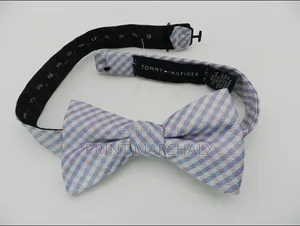 Tommy Hilfiger Men's Plaid Pre-Tied Bow Tie