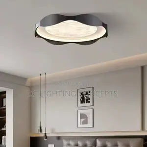 Modern Black Led Ceiling Lamp.