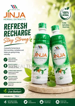 Refresh, Recharge and Stay Strong With Jinja Herbal Extract