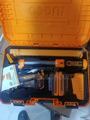 Ingco Cosli23056 Cordless 2-Piece Combo Kit 20v Wrench + Work Lamp