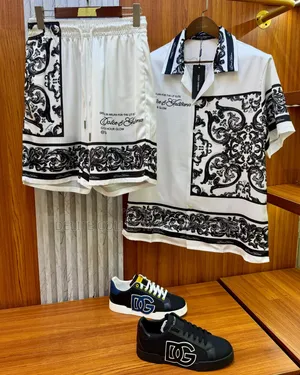 Luxury Update D G Majolica-Print Hawaii Double Piqué Two