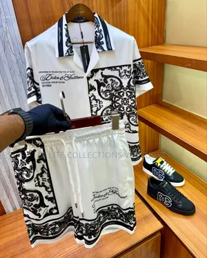 Luxury Update D G Majolica-Print Hawaii Double Piqué Two