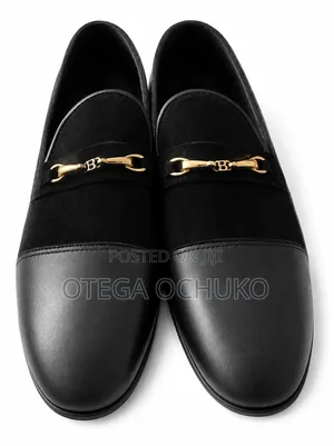Black Men's Dress Loafers (Slip-on Shoes)