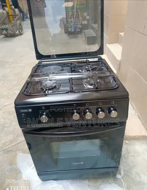 Original Scanfrost Freestanding Electric and Gas Cooker 60cm Black