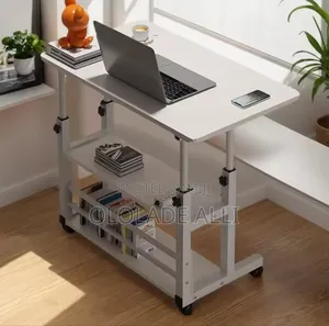 Bedside Table Movable Adjustable Laptop Table