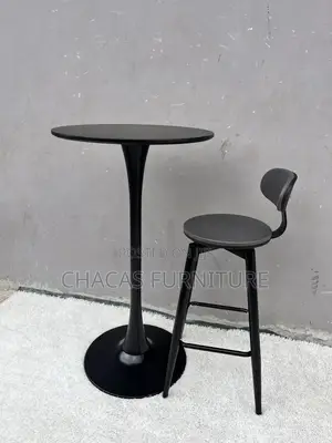Luxury Wooden Bar Table - Modern High-Top Kitchen Island Desk