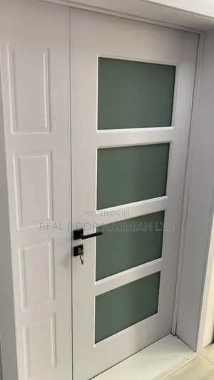 4ft Wooden Door With Glass