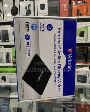 Verbatim External Slimline Blu Ray Writer Usb 3.2 Gen 1