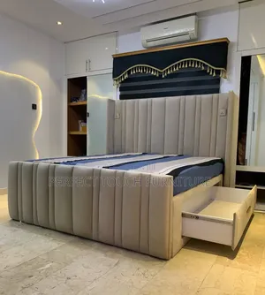 6ft by 6ft High Padded Bedframe