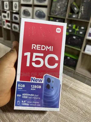 New Xiaomi Redmi 15C 4G 256 GB Black