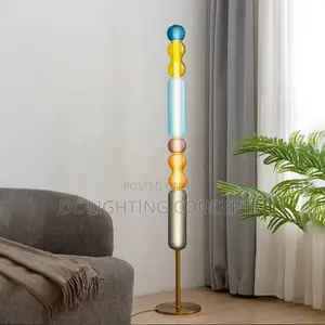 Nordic Prism Glass Floor Lamp.