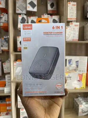 Ldnio Q4010 140w 6 in 1 Super Fast Charging Desktop Charger