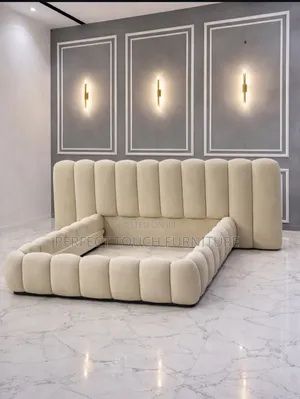Premium Velvet Upholstered Bed Frame