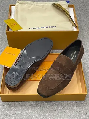 Louis Vuitton Brown Velvet and Leather 40-46 Available