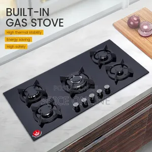 Xvip High Quality Flippable 5 Burner Gas