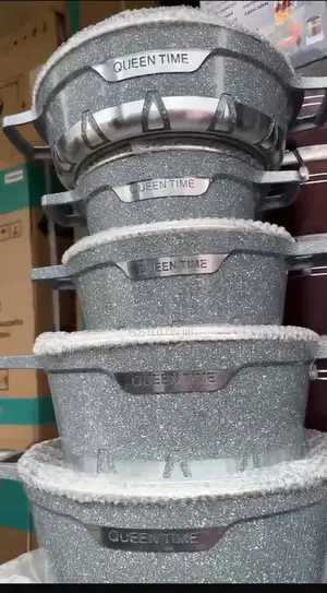 High Quality Silicon Cooking Pots With Frypan (Non Stick, Anti Rust )