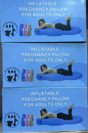 Inflatable Pregnancy Pillow With Belly And Head Hole