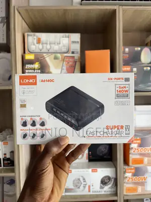 Ldnio A6140c 140w Super Fast Charger ( Replaceable Plug )