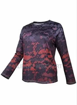 Long-Sleeve Crew Neck Top