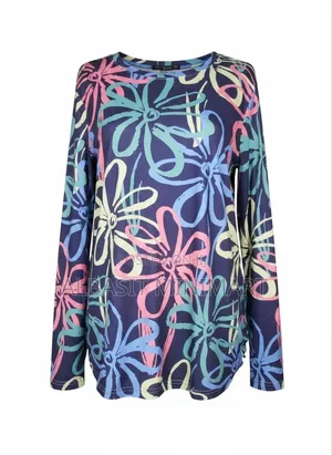 Long-Sleeve Crew Neck Top