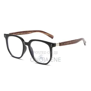 Wood Grain Leg Anti-Blue Light Glasses