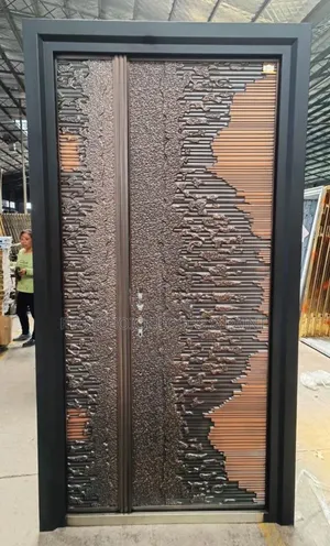 4ft by 8ft Height Copper Wave Cast Door