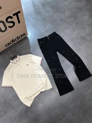 Collar Neck Shirt + Jeans Short and Trousers (Comb)