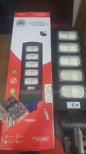 High Quality 1500watts Solar Street With Free Remote Control Kits.