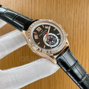 High Quality Patek Leather Wristwatch