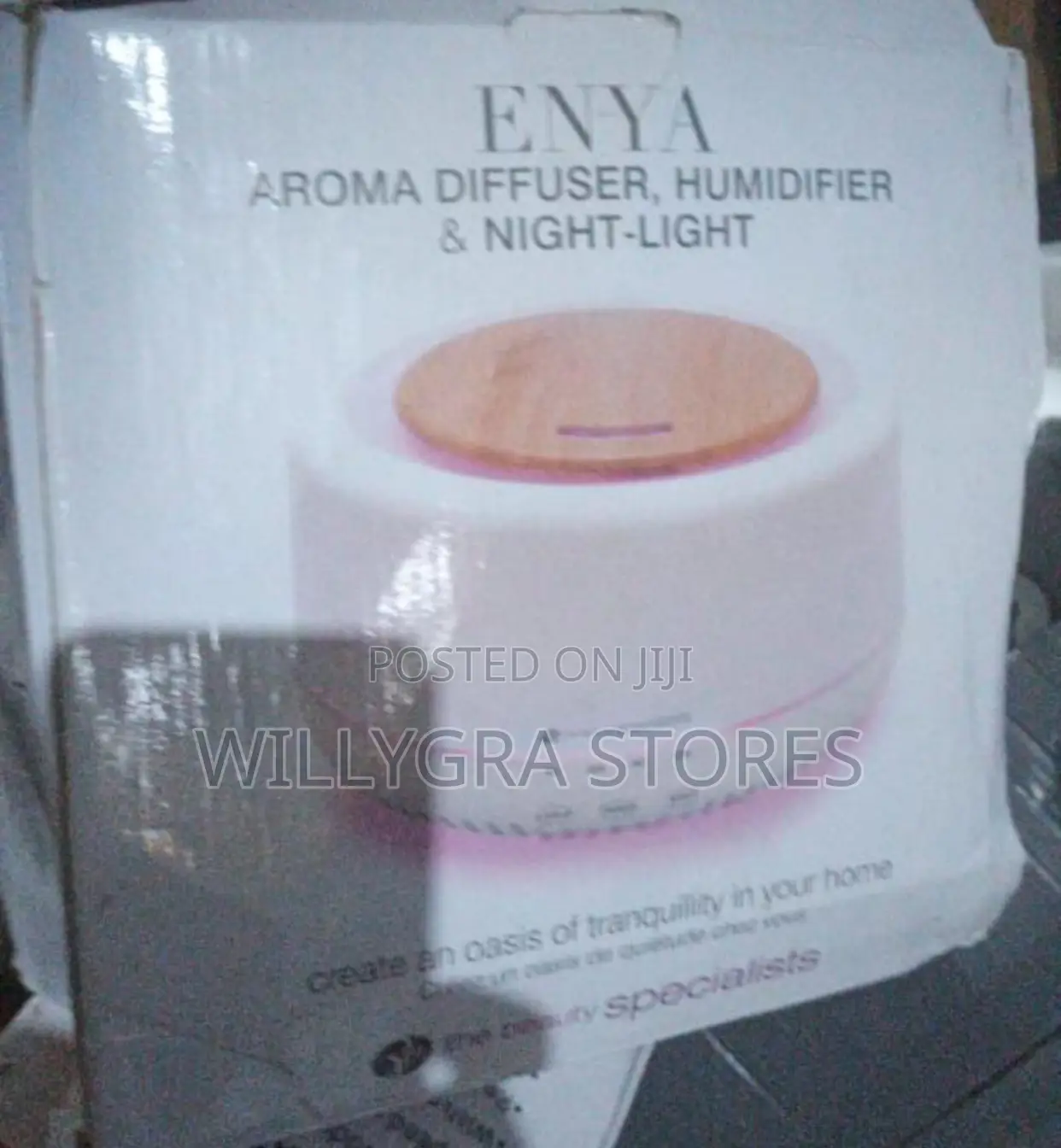 Enya Aroma Diffuser, Humidifier Night Light