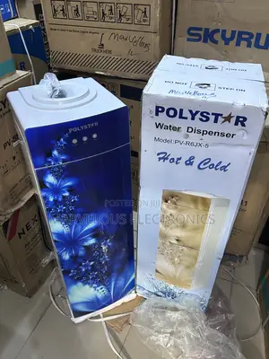 Brand New Polystar Water Dispenser Hot and Cold With Fridge Freezer