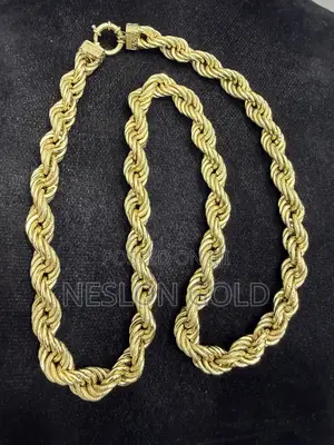 18karat Italian Original Gold Necklace Huge Diamond