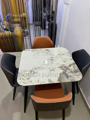 Durable Dining by 4 Chairs
