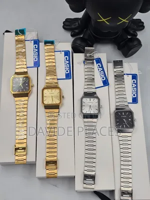 Casio Stainless Steel, Presidential Chain Watch, With Date,