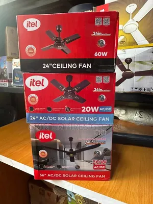 Itel Ac/Dc Solar Ceiling Fan