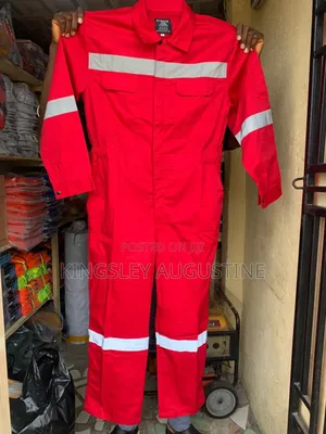 Safety Coverall Red