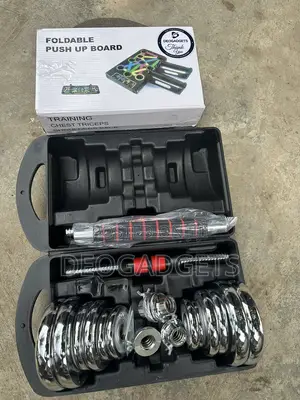 20kg Chrome Dumbbell Set.